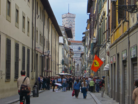 Accademia Gallery in Florence Italy (Galleria dell'Accademia)