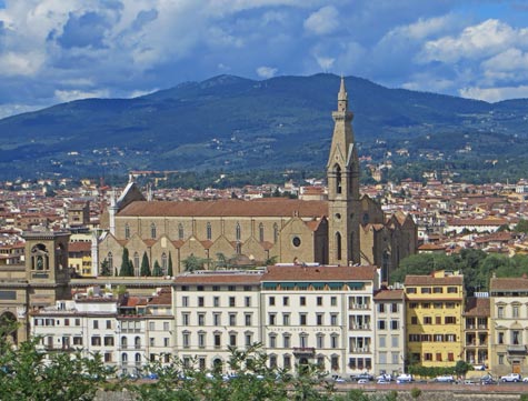 Galileo's Tomb in Florence Italy