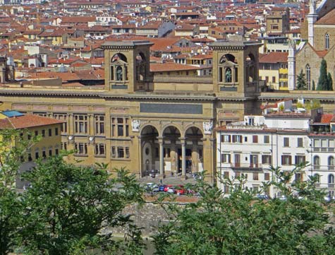 National Library in Florence Italy