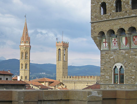 Signoria District of Florence Italy